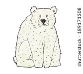 cartoon funny polar bear
