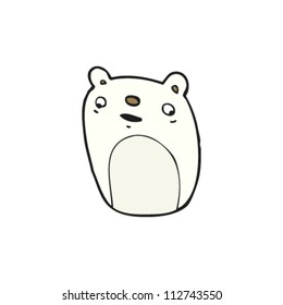 Cartoon-komischer Eisbär