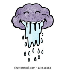 cartoon funny raincloud