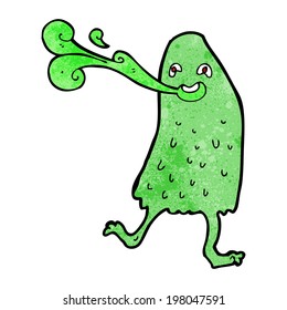 monstruo de lodo divertido