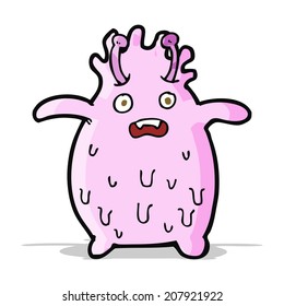 monstruo de lodo divertido