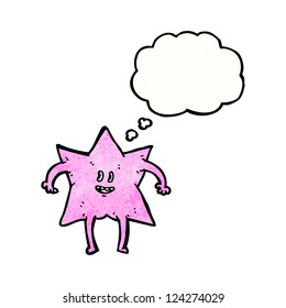 Cartoon-lustiger Star-Charakter