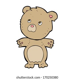 cartoon funny teddy bear