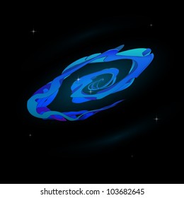 Cartoon galaxy