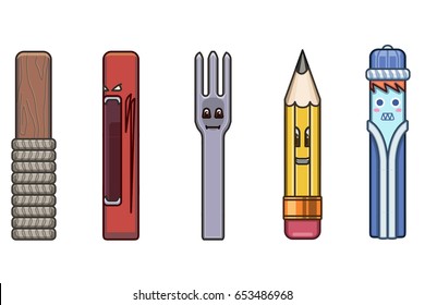 Cartoon Game Objects. A 2D game art object design for any type of game. Its fully customizable.