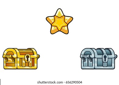 Cartoon Game Objects. A 2D game art object design for any type of game. Its fully customizable.