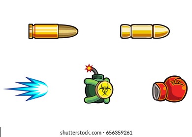 Cartoon Bullet Images Stock Photos Vectors Shutterstock