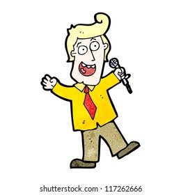 cartoon game show host