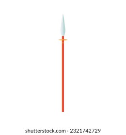 Cartoon game sword on white background. Crossed Knight Sword Ancient Weapon Cartoon Design