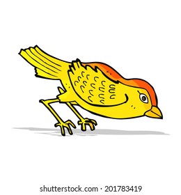 cartoon garden bird