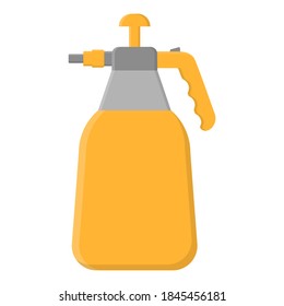 Cartoon garden sprayer icon isolated on white background. Gardening tool. Vector illustration in cartoon style for your design.
