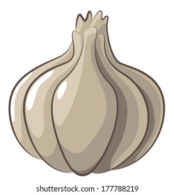 Cartoon Garlic