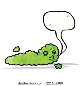 cartoon gas cloud monster