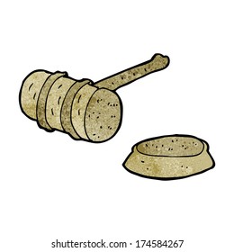 gavel de dibujos animados