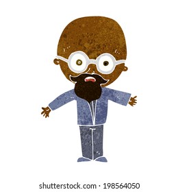 cartoon genius scientist