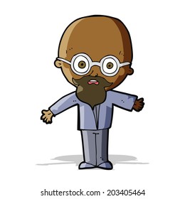 cartoon genius scientist