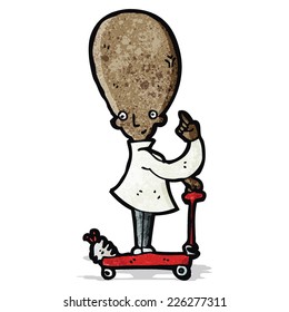 cartoon genius scientist