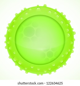 cartoon germ frame