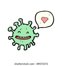 cartoon germ in love