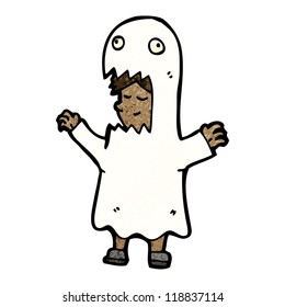 cartoon ghost costume