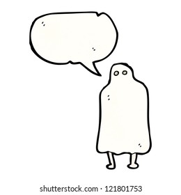 disfraz fantasma de caricatura