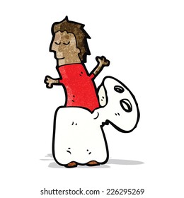Cartoon-Geisterkostüm