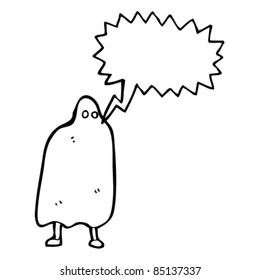 cartoon ghost costume