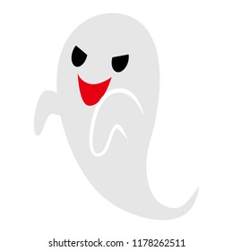 Cartoon Ghost - Halloween Design Element