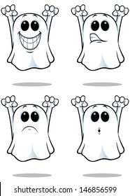 Cartoon Ghosts - Set 2
