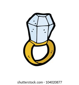 cartoon giant diamond