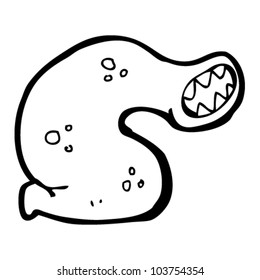 cartoon giant leech