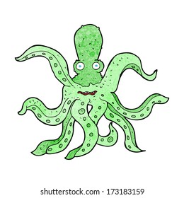 cartoon giant octopus