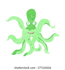 cartoon giant octopus