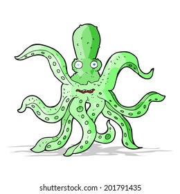 Cartoon-Riesenkoktopf