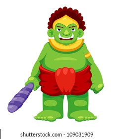 Cartoon giant vector