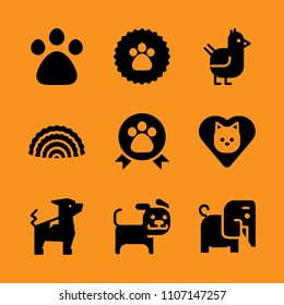 cartoon, gift, shirt and attentive icon set. Vector illustration for web and design.