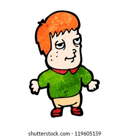 cartoon ginger boy
