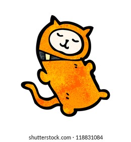 cartoon ginger cat