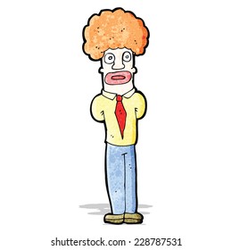 cartoon ginger man