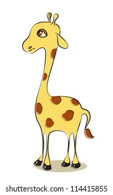 Cartoon giraffe