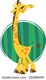 Cartoon giraffe 