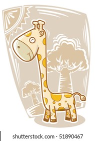 cartoon giraffe