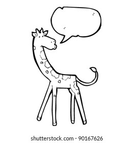 cartoon giraffe