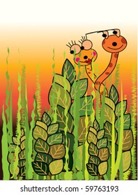 Cartoon giraffes dating