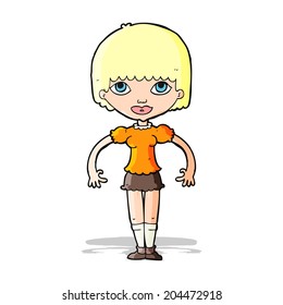 Cartoon-Mädchen