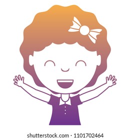 Cartoon girl design