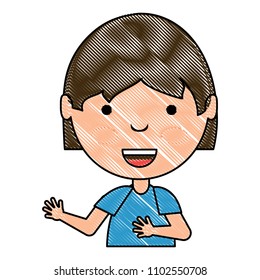 Cartoon girl design