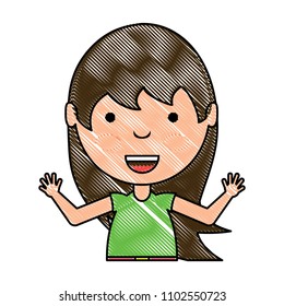 Cartoon girl design