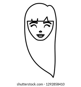 Cartoon girl design