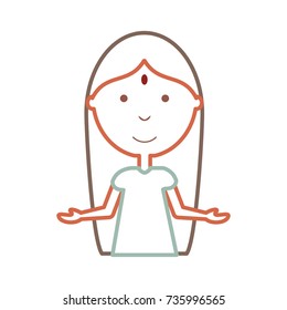 cartoon girl icon